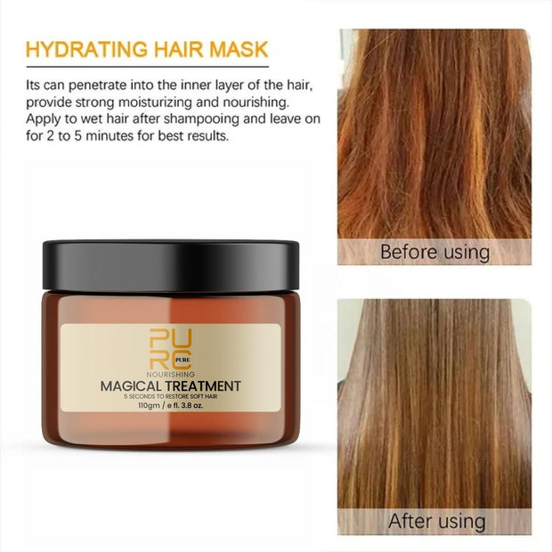 PURE MAGICAL TREATMENT 5 Second to Restore Soft Hair 110gm Pack of 1 - Shoporaa