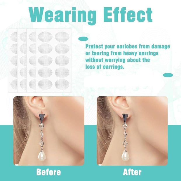 Premium Earlobe Support Patches (100 PCS) - Shoporaa