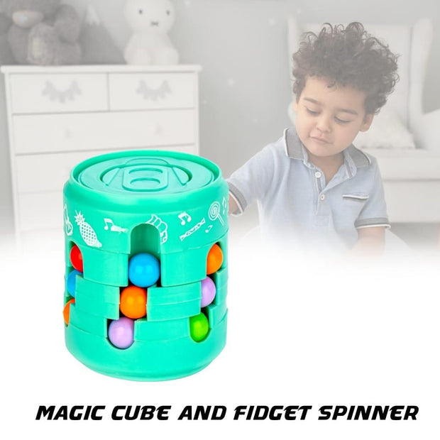 Can Cube Toy Magic Bean Rotating Sliding Puzzle Game - Shoporaa