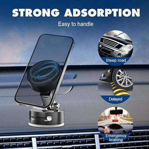 Vacuum Magnetic Suction Phone Holder - Shoporaa