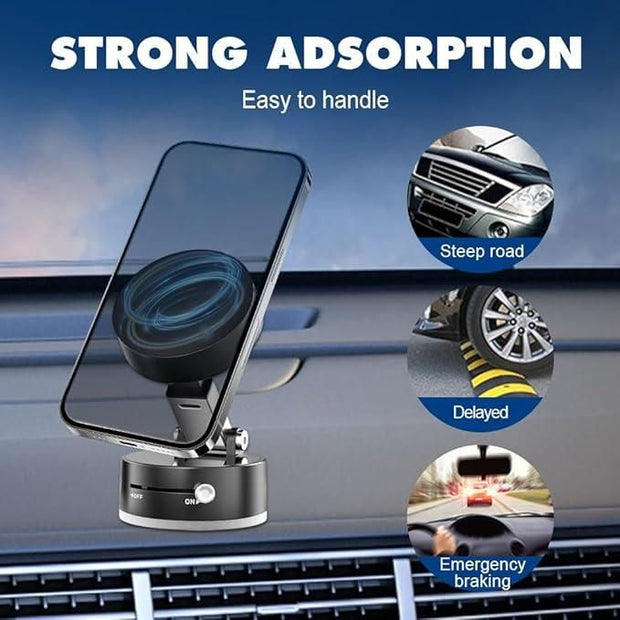 Vacuum Magnetic Suction Phone Holder - Shoporaa
