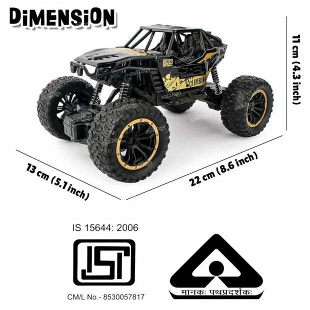 Remote Controlled  Rock Crawler Monster Truck Toy Vehicle for Kids. - Shoporaa