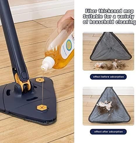 Blue Squeezing Triangle Cleaning Mop - Shoporaa