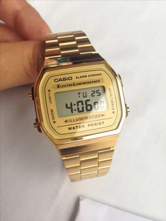 Casio Vintage Digital Gold Unisex Watch - Shoporaa