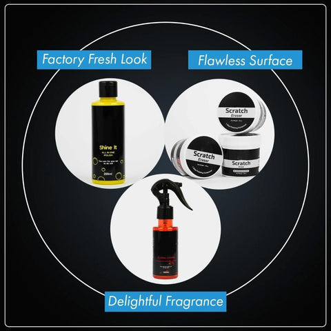 Complete Car Care Kit 200ml Each - Shoporaa