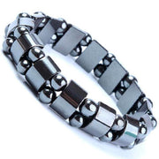 Magnetic Sugar Control Bracelet,Unisex Stylish Health Care Magnetic Black Stone Therapy Bracelet - Shoporaa