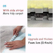 Interlocking Carpet Tiles Mat (6pc) - Shoporaa
