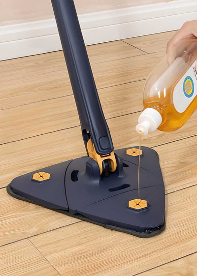 Blue Squeezing Triangle Cleaning Mop - Shoporaa