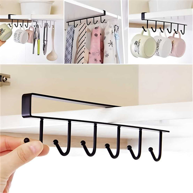 Mug Cups Wine Glasses Storage Hooks Kitchen - Shoporaa