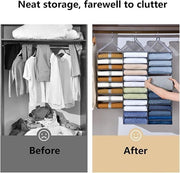 Hanging Closet Foldable Organizer 6 Slots - Shoporaa