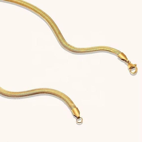 Men's Golden Snake Chain - Shoporaa