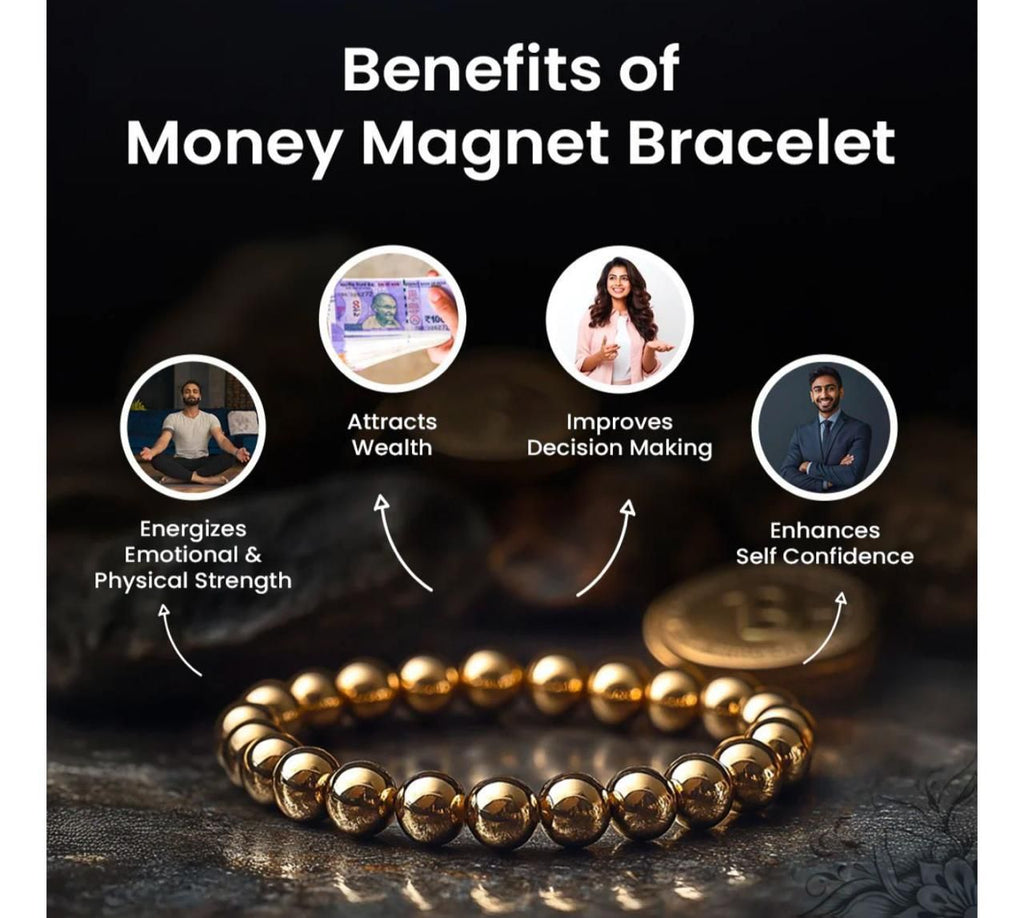 Unisex Natural Pyrite | Money Magnet Bracelet - Shoporaa