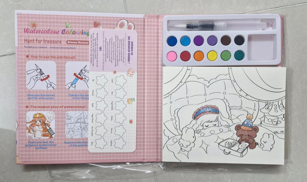 Cartoon Art Coloring Painting Set for Kid's - Shoporaa