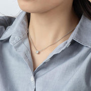 Weight Loss Stone Silver Necklace - Shoporaa