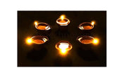 LED Light Water Sensor Diyas Plastic with, Ambient Lights, (Pack of 6/12/18/24) - Shoporaa