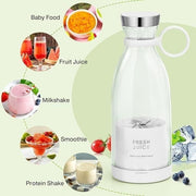 Electric Portable Juicer (Free Fruit cutting+peeling Tool + 1 year Warranty)