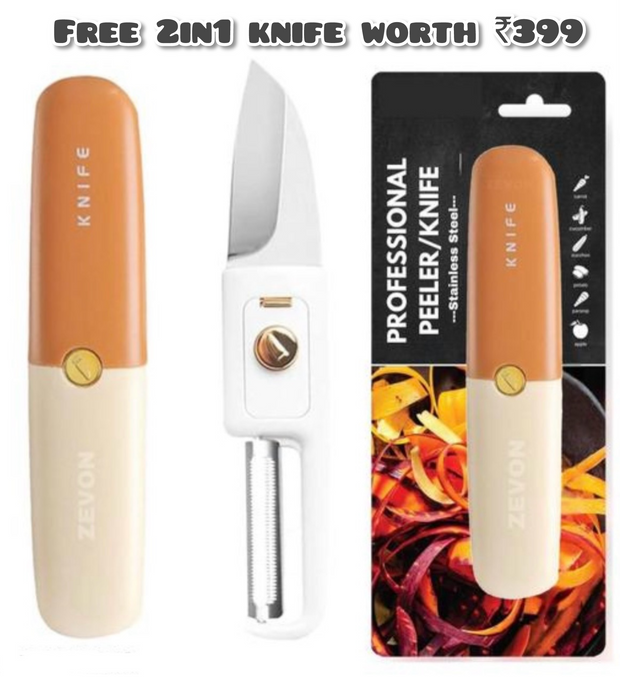 Electric Portable Juicer (Free Fruit cutting+peeling Tool + 1 year Warranty)