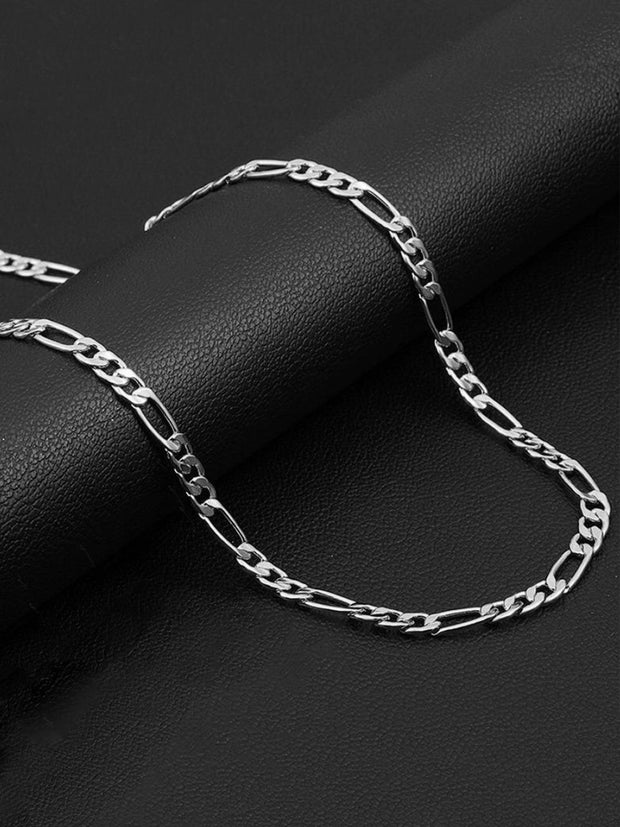 Delicate Men's Silver Plated Chain - Shoporaa
