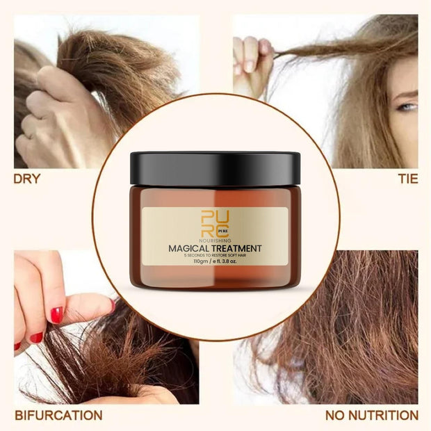 PURE MAGICAL TREATMENT 5 Second to Restore Soft Hair 110gm Pack of 1 - Shoporaa