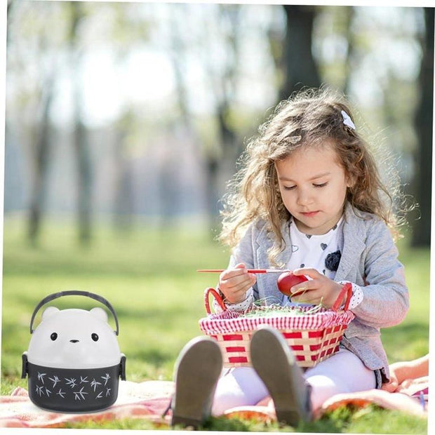Cute Teddy Cartoon Tiffin Box - Shoporaa