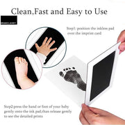 Baby Footprint Pad- Safe & Ink-Free | No Smudges, Just Memories! - Shoporaa