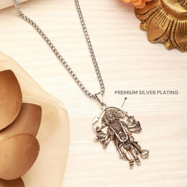 5 Mukhi Standing Hanumanji Pendant with Chain - Shoporaa