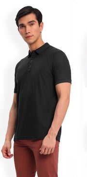 Poly Cotton Solid Half Sleeves Mens Polo T-shirt (Pack of 3) - Shoporaa