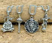 Lord Hanuman Chain With Pendant (Pack of 4) - Shoporaa