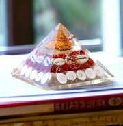 Crystal Wealth Gomati Chakra Shree Yantra Pyramid - Shoporaa
