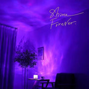 Rotating Water Ripple Night Light Aura Lamp - Shoporaa
