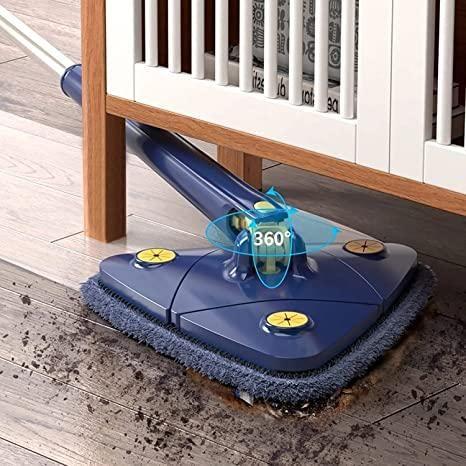 Blue Squeezing Triangle Cleaning Mop - Shoporaa