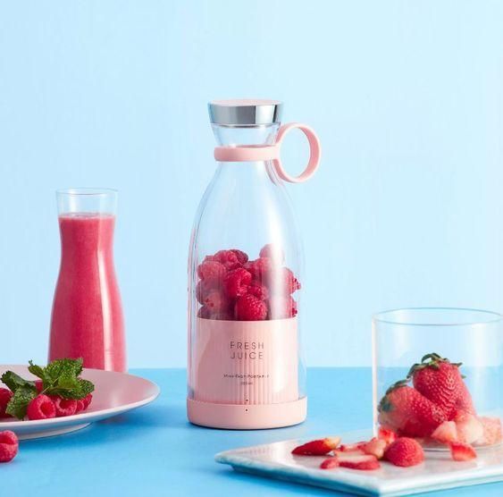 Electric Portable Juicer (Free Fruit cutting+peeling Tool + 1 year Warranty)