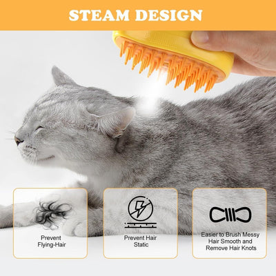 Steaming Pet Hairbrush - Shoporaa