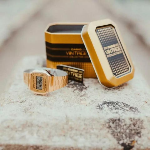 Casio Vintage Digital Gold Unisex Watch - Shoporaa
