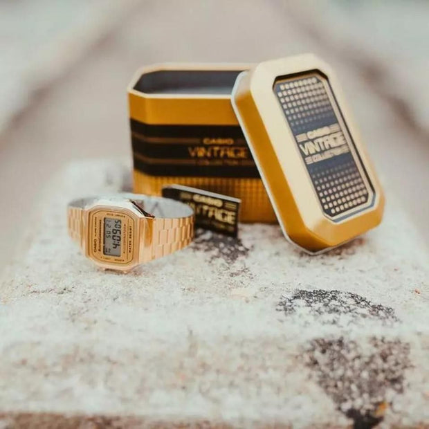 Casio Vintage Digital Gold Unisex Watch - Shoporaa