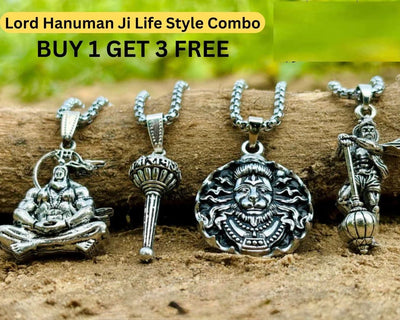 Lord Hanuman Chain With Pendant (Pack of 4) - Shoporaa