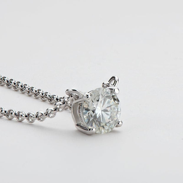 Weight Loss Stone Silver Necklace - Shoporaa