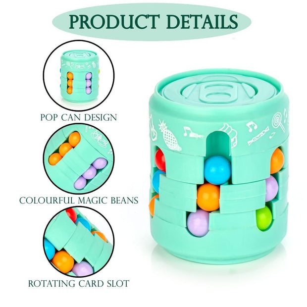 Can Cube Toy Magic Bean Rotating Sliding Puzzle Game - Shoporaa