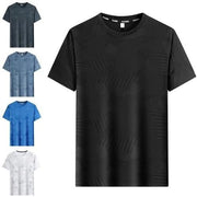 Men's Round Neck Polyester Casual T-shirt (Pack of 4) - Shoporaa