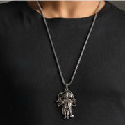 5 Mukhi Standing Hanumanji Pendant with Chain - Shoporaa
