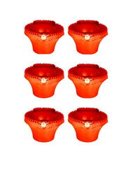 LED Light Water Sensor Diyas Plastic with, Ambient Lights, (Pack of 6/12/18/24) - Shoporaa