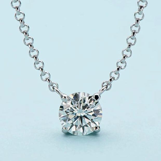 Weight Loss Stone Silver Necklace - Shoporaa