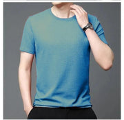 Polyester Stretchable Solid Half Sleeves Mens Round Neck T-Shirt Pack Of 4 - Shoporaa