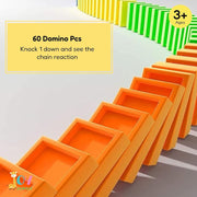 Train Toy Domino Set for Kids BPA Free Plastic with Sound Effects - Shoporaa