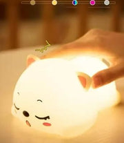 Silicon Snoring Cat Night Light Night Lamp