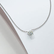 Weight Loss Stone Silver Necklace - Shoporaa