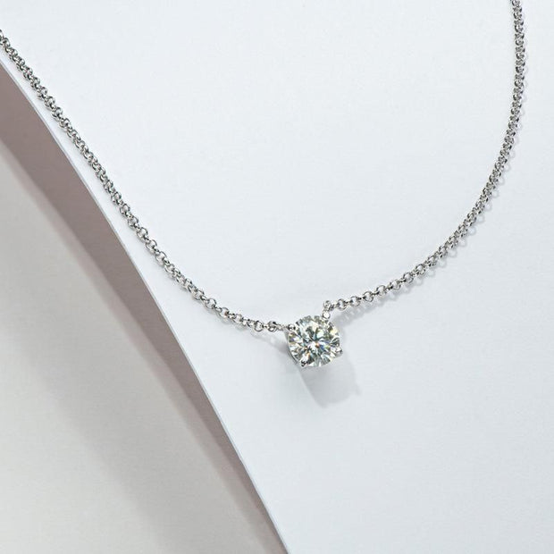 Weight Loss Stone Silver Necklace - Shoporaa