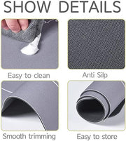 Water Absorbing Anti Slip Floor Mat, Bath Mat | Cushion Mat Super Absorbent Soft Carpet, Quick Dry Dirt Barrier For Bathroom Home, Office (40X60Cm, Assorted Color any 1)