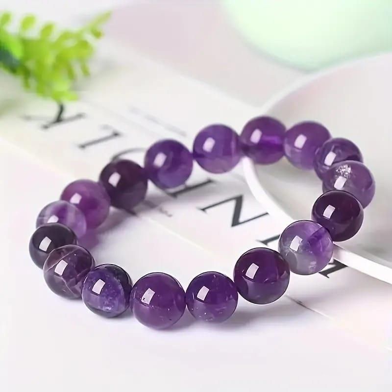 Stretchable Handmade Natural Crystal Stone Bracelet(Pack Of 2) - Shoporaa