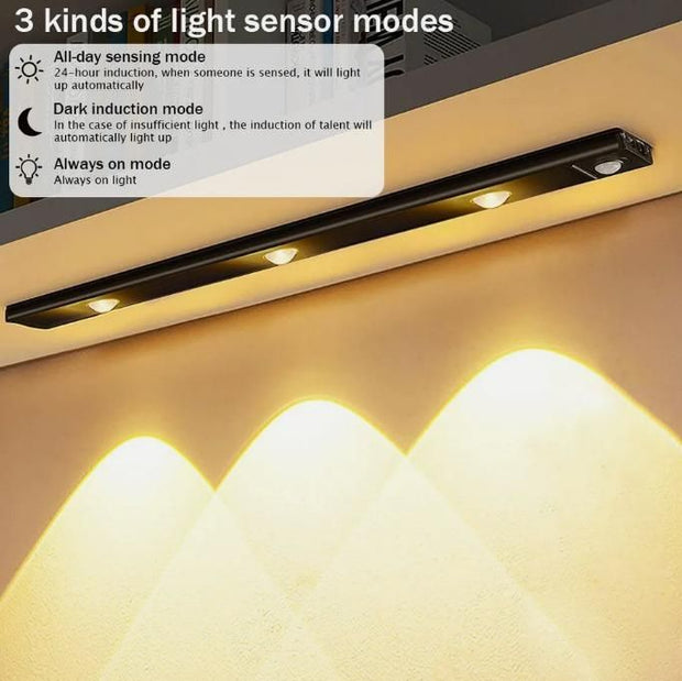 LED PIR Motion Sensor Cabinet  With USB Rechargeble - Shoporaa